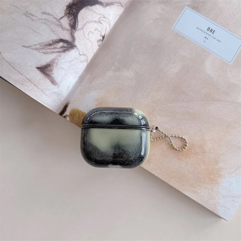 Świecące w ciemności Etui do AirPods z Ruchomym Piaskiem