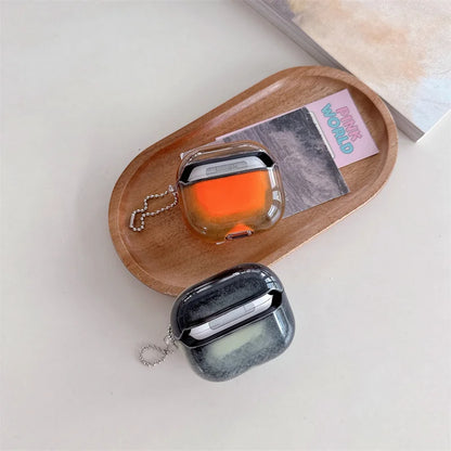 Świecące w ciemności Etui do AirPods z Ruchomym Piaskiem